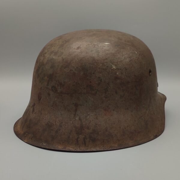 M42 GERMAN STEEL HELMET REARVIEW