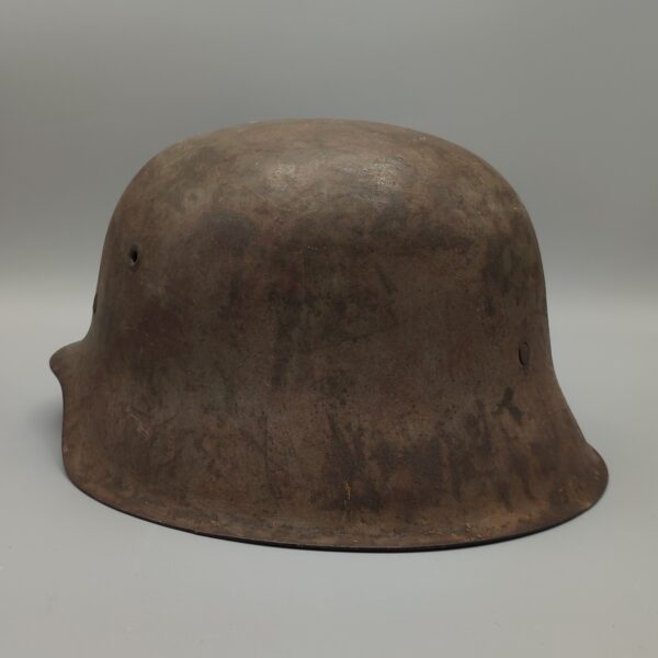 M42 GERMAN STEEL HELMET REARVIEW