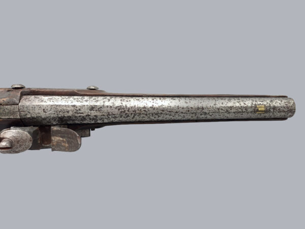 IRON-MOUNTED FLINTLOCK PISTOL