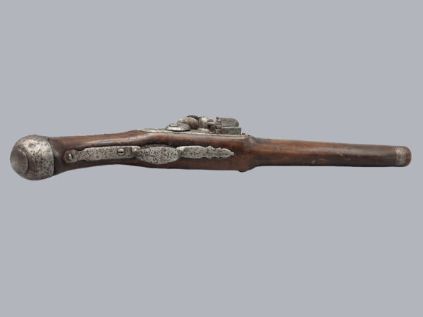 IRON-MOUNTED FLINTLOCK PISTOL