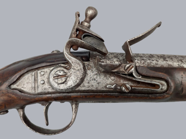 IRON-MOUNTED FLINTLOCK PISTOL