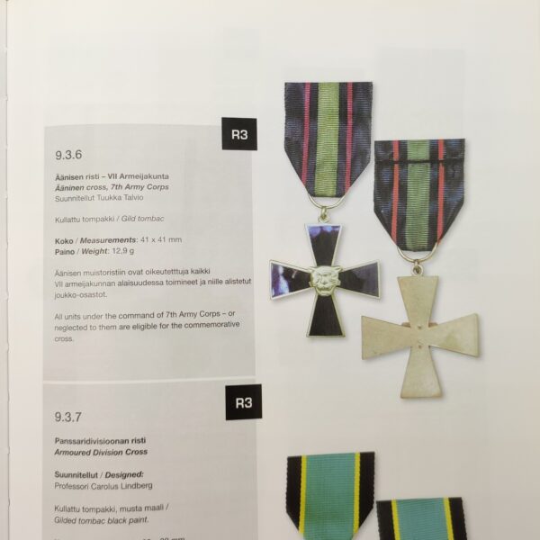 FINNISH CAMPAIGN CROSS OF ÄÄNINEN & CERTIFICATE