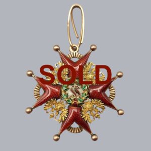 RUSSIAN ORDER OF SAINT STANISLAUS BY FABERGE