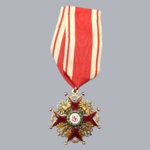 ORDER OF SAINT STANISLAUS 3RD CLASS BY JULIUS KEIBEL