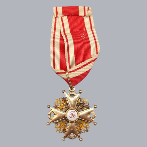 ORDER OF SAINT STANISLAUS 3RD CLASS BY JULIUS KEIBEL