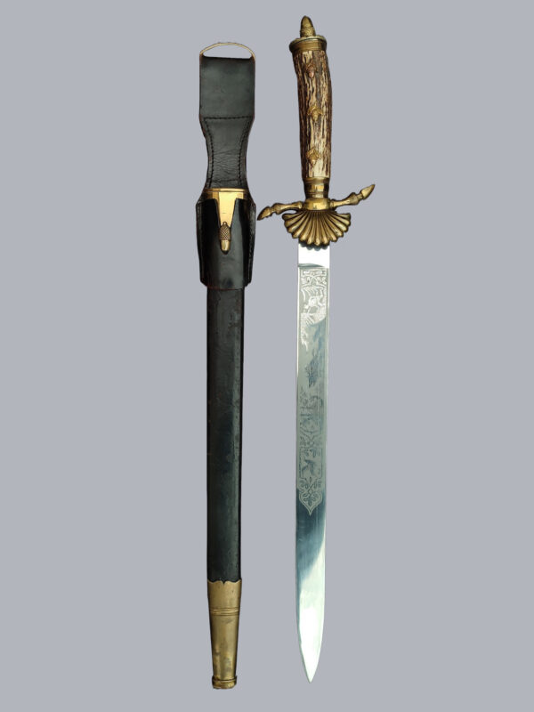 GERMAN HUNTING DAGGER HIRSCHFÄNGER