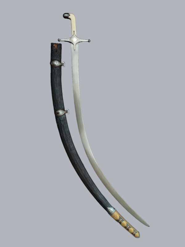 INDOPERSIAN STEEl-MOUNTED SHAMSHIR SABRE