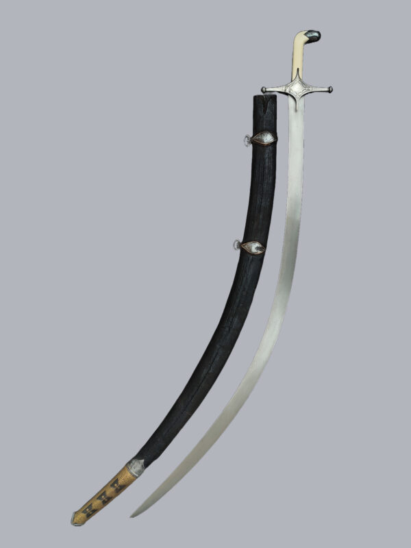 INDOPERSIAN STEEl-MOUNTED SHAMSHIR SABRE