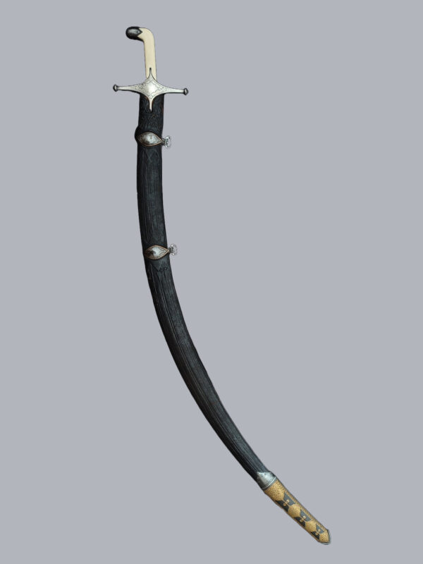 INDOPERSIAN STEEl-MOUNTED SHAMSHIR SABRE