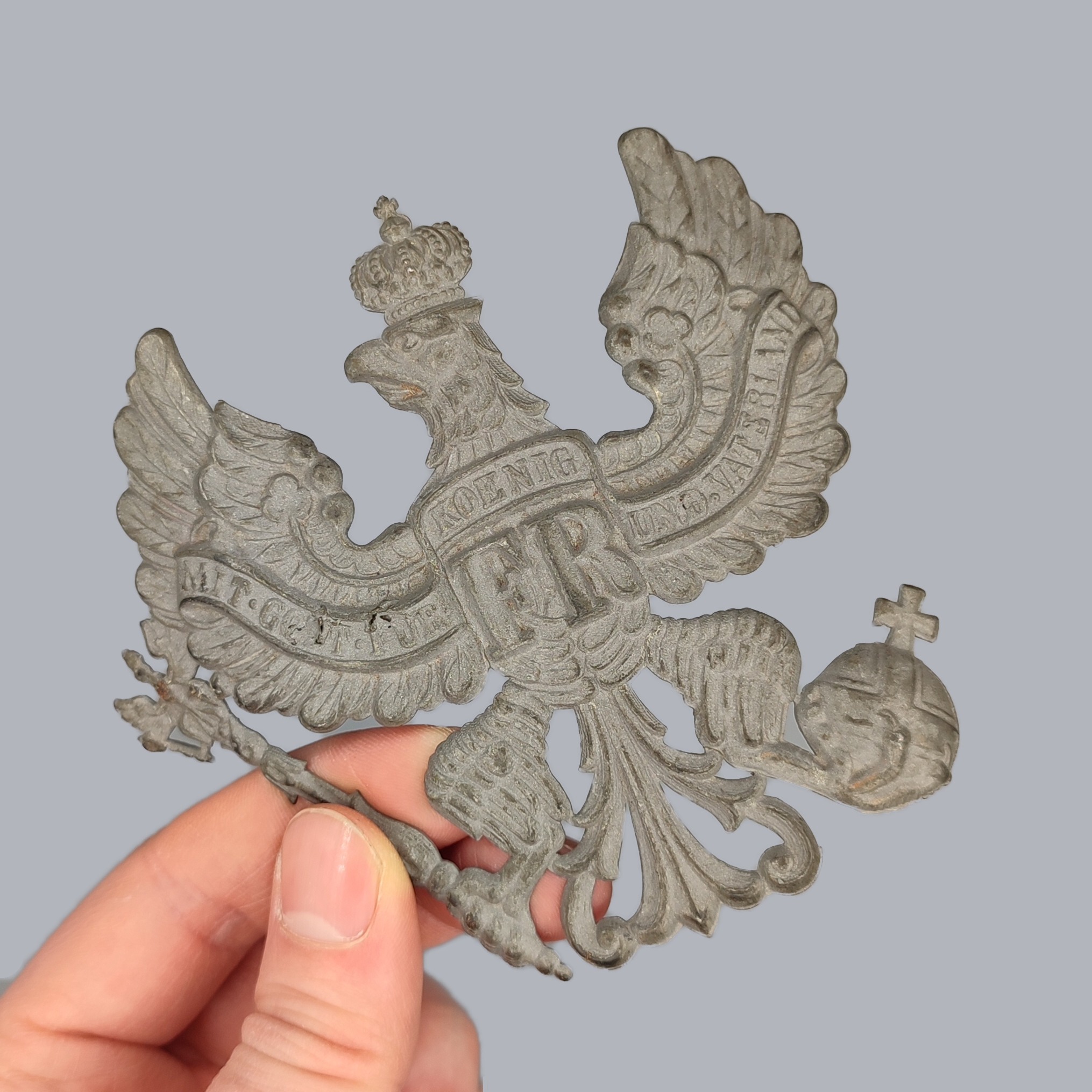 PRUSSIAN WWI SHAKO HELMET EAGLE