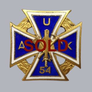 FINNISH REGIMENTAL BADGE (PIONEER NCO COURSE 54)