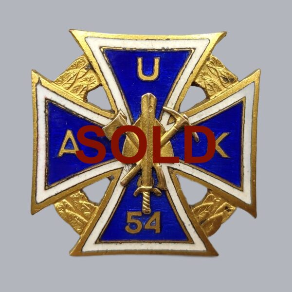 FINNISH REGIMENTAL BADGE (PIONEER NCO COURSE 54)