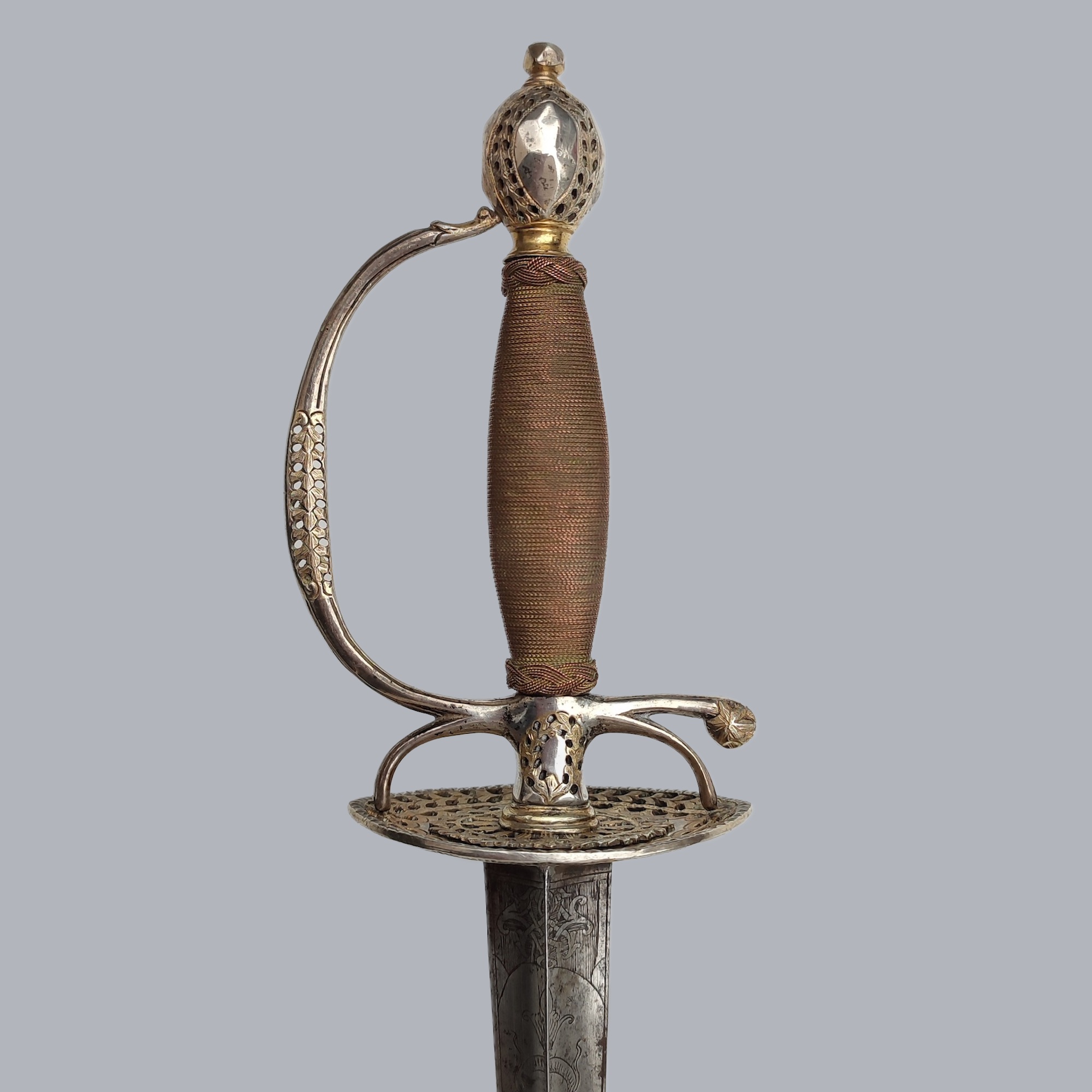 French Silver-Hilted Smallsword