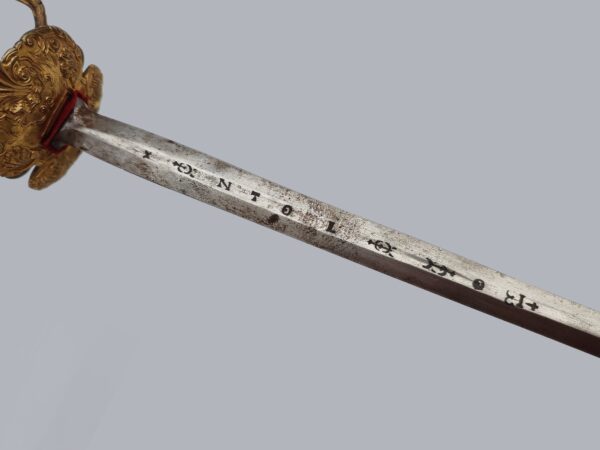 SMALLSWORD WITH AN ORMOLU HILT