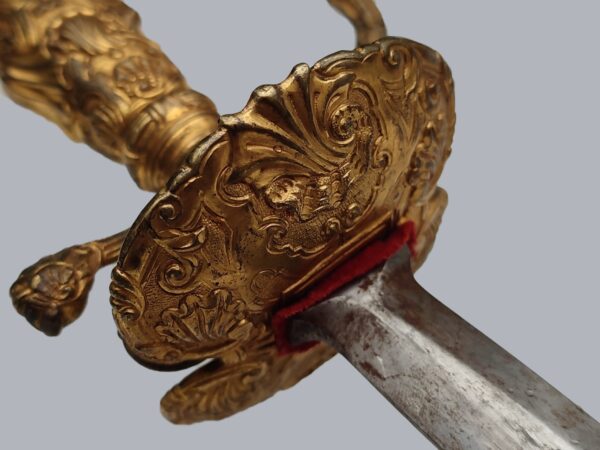 SMALLSWORD WITH AN ORMOLU HILT