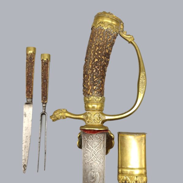 HUNTING SWORD IN BAROQUE STYLE