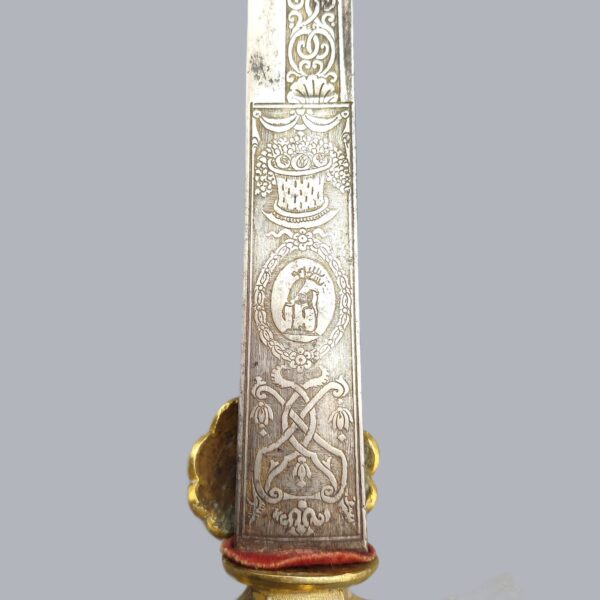 HUNTING SWORD IN BAROQUE STYLE