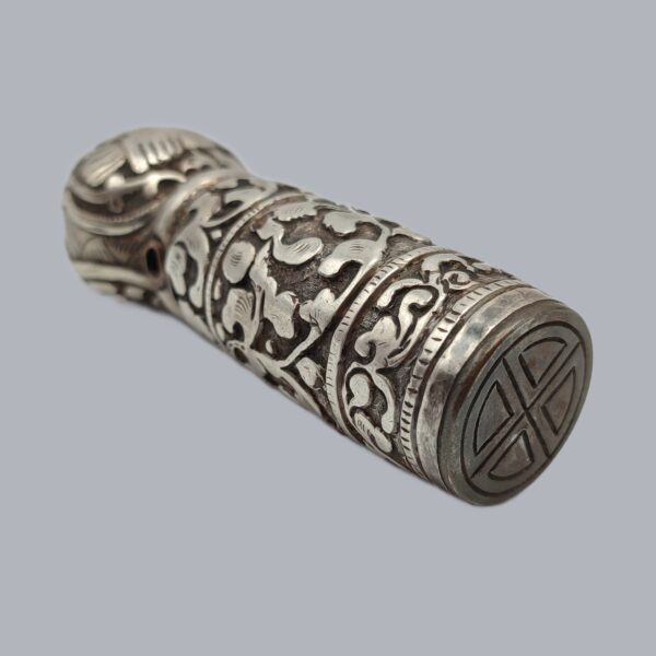 BUDDHIST SILVER STAMP