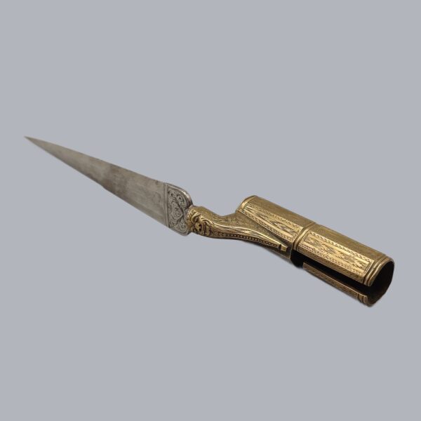 BRASS-SOCKETED HUNTING BAYONET