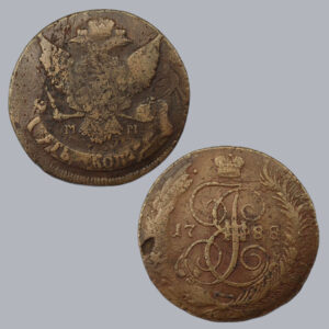 IMPERIAL RUSSIA 5 KOPECKS 1788