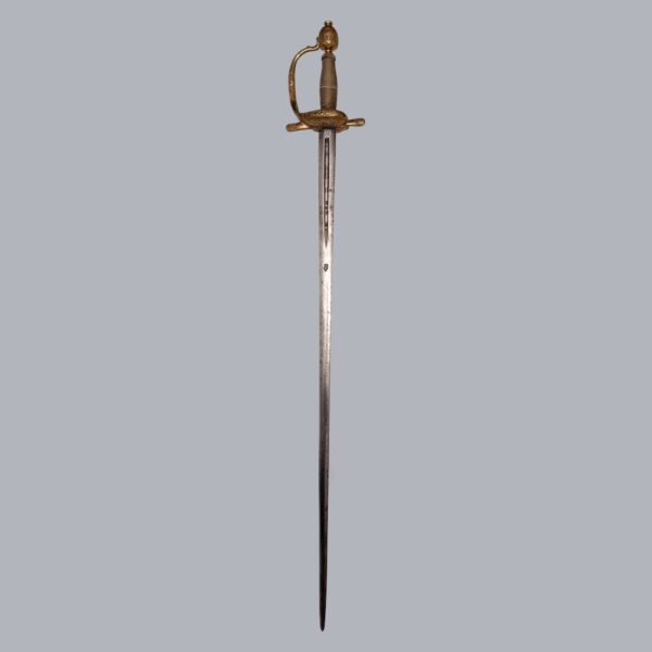 OFFICER SWORD WITH MONOGRAM OF AUGUSTUS II THE STRONG