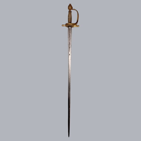 OFFICER SWORD WITH MONOGRAM OF AUGUSTUS II THE STRONG