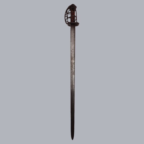 BASKET-HILTED LANDSKNECHT SWORD