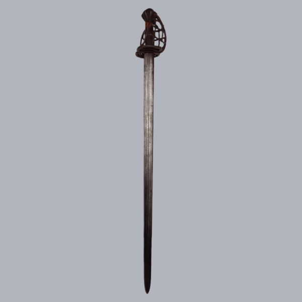 BASKET-HILTED LANDSKNECHT SWORD