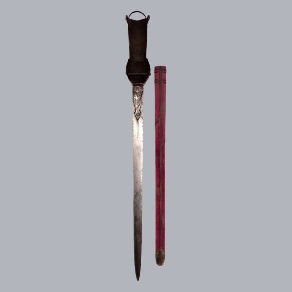 PATA SWORD WITH SILVER-PLATED FINISH