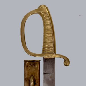 BRASS-HILTED BRIQUET SABRE