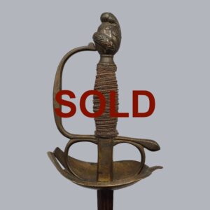 SPANISH BRASS-HILTED SMALLSWORD