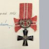 FINNISH CROSS OF LIBERTY 4TH CLASS 1939 & CERTIFICATE