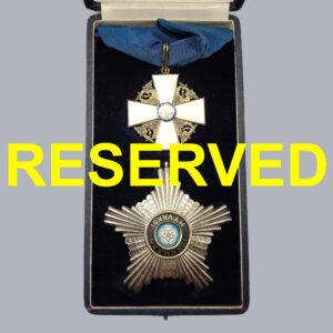 FINNISH WHITE ROSE OF FINLAND (COMMANDER'S CROSS 1ST CLASS & BOX)