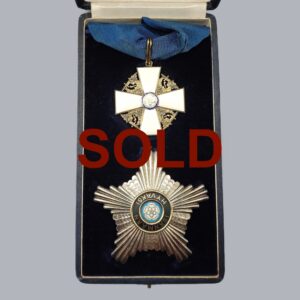 FINNISH WHITE ROSE OF FINLAND (COMMANDER'S CROSS 1ST CLASS & BOX)