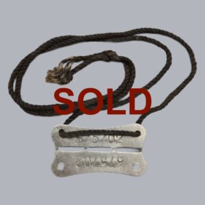 FINNISH WWII DOG TAG (CONTINUATION WAR)
