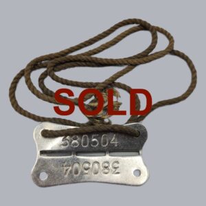 FINNISH WWII DOG TAG OF THE CONTINUATION WAR
