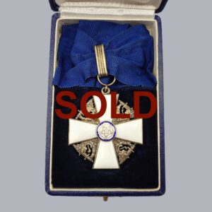 FINNISH WHITE ROSE OF FINLAND (COMMANDER'S CROSS 2ND CLASS & BOX)