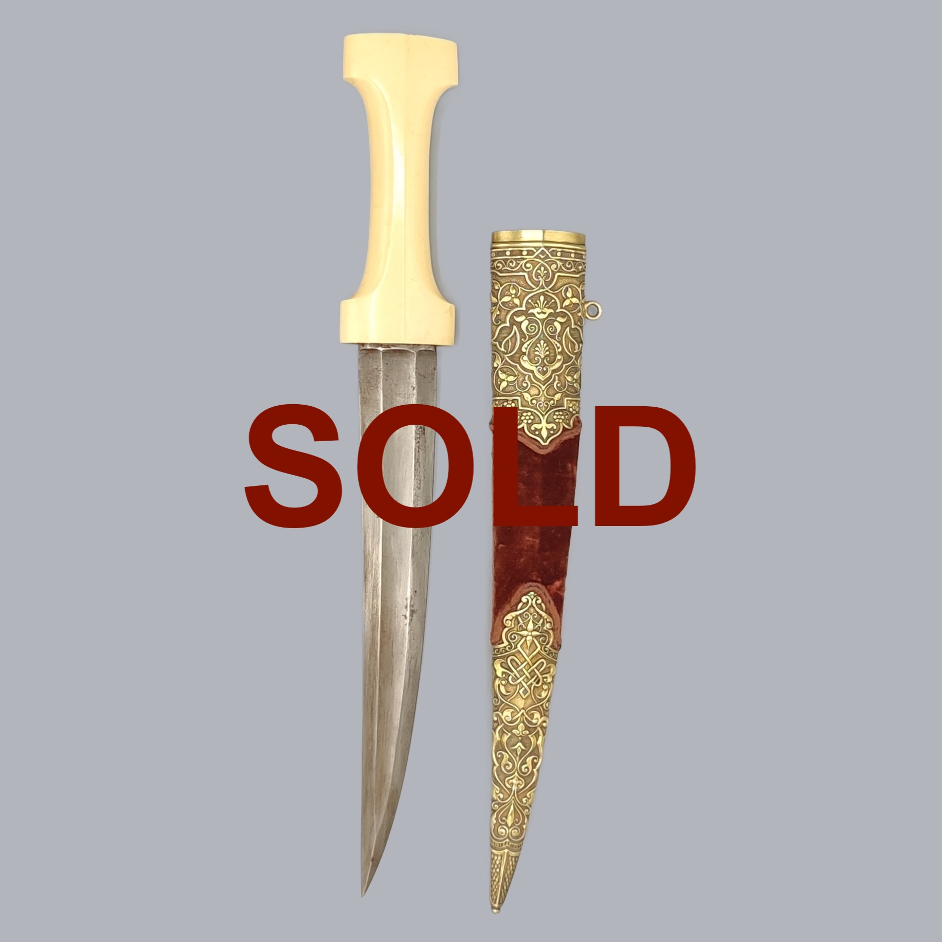 A525k OTTOMAN-STYLE MANCHAUX DAGGER