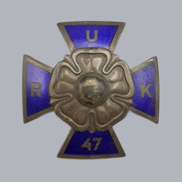 FINNISH WWII REGIMENTAL BADGE (RESERVE OFFICER SCHOOL 47)