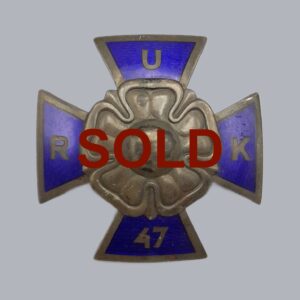FINNISH WWII REGIMENTAL BADGE (RESERVE OFFICER SCHOOL 47)