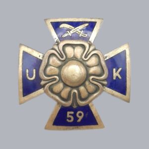 FINNISH WWII REGIMENTAL BADGE (OFFICER COURSE 59)