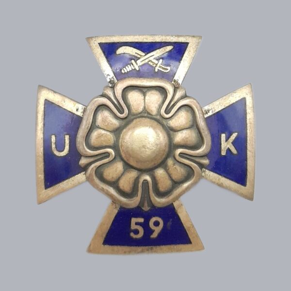 FINNISH WWII REGIMENTAL BADGE (OFFICER COURSE 59)