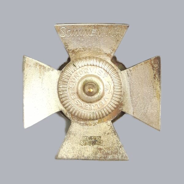 FINNISH WWII REGIMENTAL BADGE (OFFICER COURSE 59)