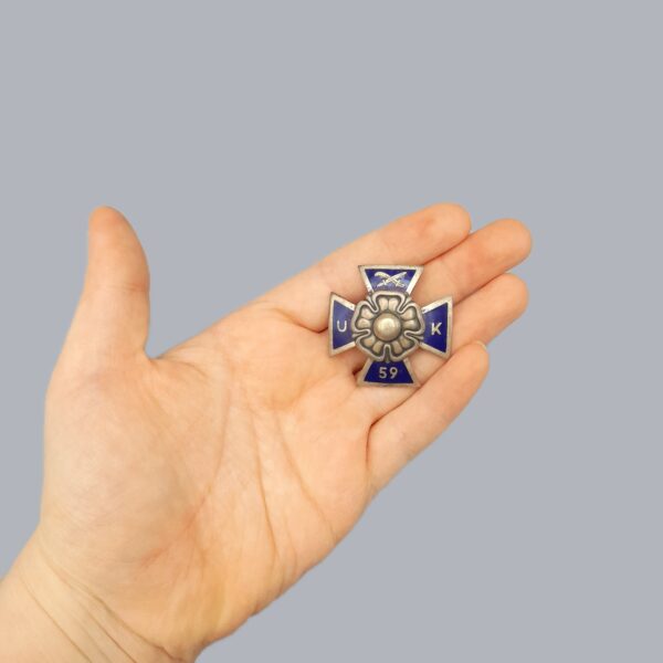 FINNISH WWII REGIMENTAL BADGE (OFFICER COURSE 59)