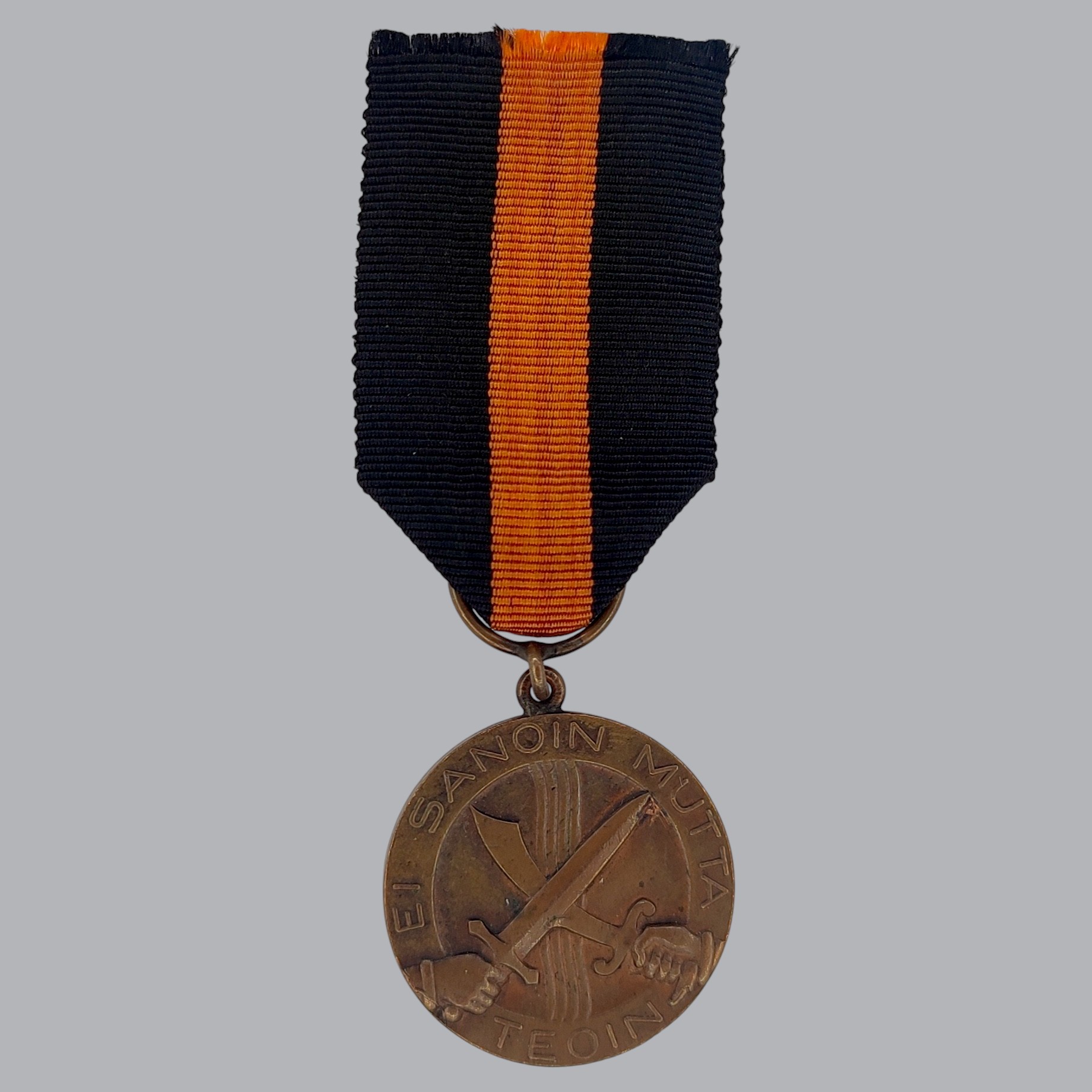 FINNISH WWI COMMEMORATIVE MEDAL OF THE AUNUS EXPEDITION