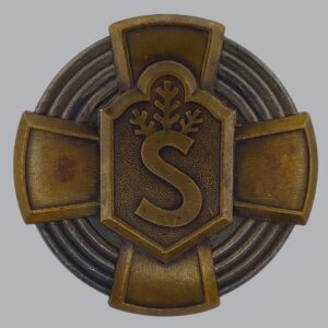 FINNISH INTER-WAR CIVIL GUARD BADGE OF RECOGNITION 3RD CLASS