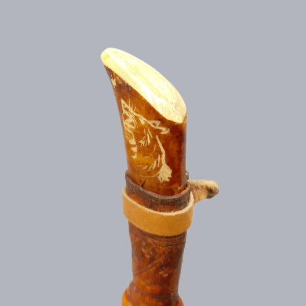 Vintage 1960s Finnish Samí Style Puukko Knife Reindeer Horn Steel Blade Lapland Nordic Bushcraft Outdoor Gift Idea Scandinavian Finland