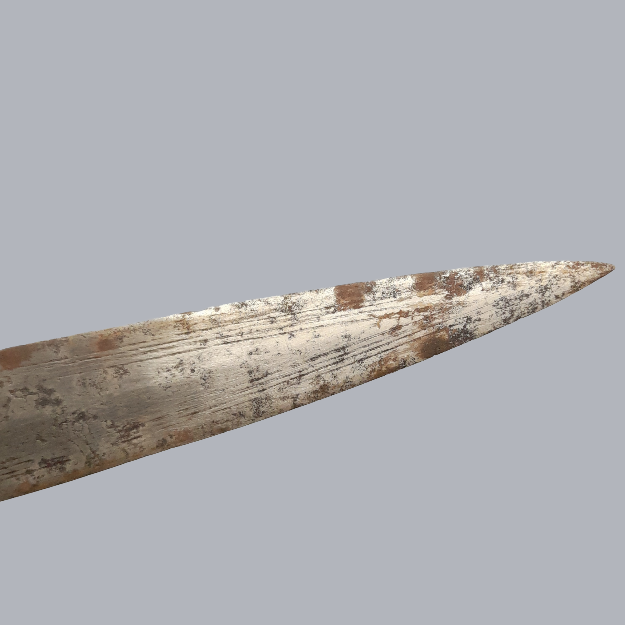 A703d Antique Sudanese Arm Dagger 20th Century Metal Steel Blade Knife Sudan North African Islamic Ethnographic Leather Wooden Tribal Hunting Tool