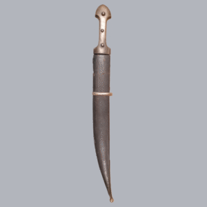 Antique Caucasian Kindjall Dagger 19th Century Steel Blade Khanjali Armenian Ottoman Empire Eurasian Ethnographic Tool