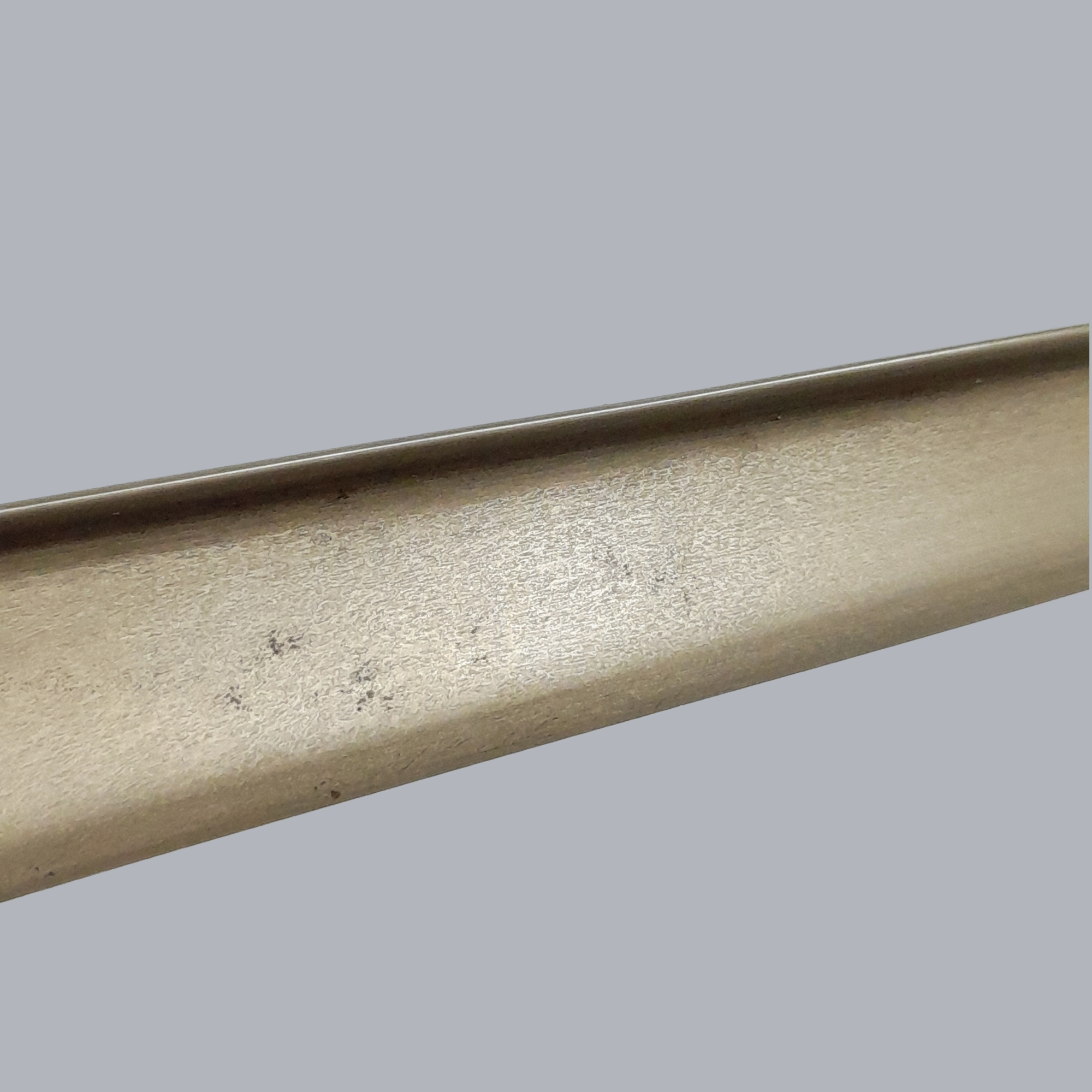 A717g Antique Indian Kard Dagger Mughalese South Asian Oriental Arms Steel Damascus Blade Silver Engraved